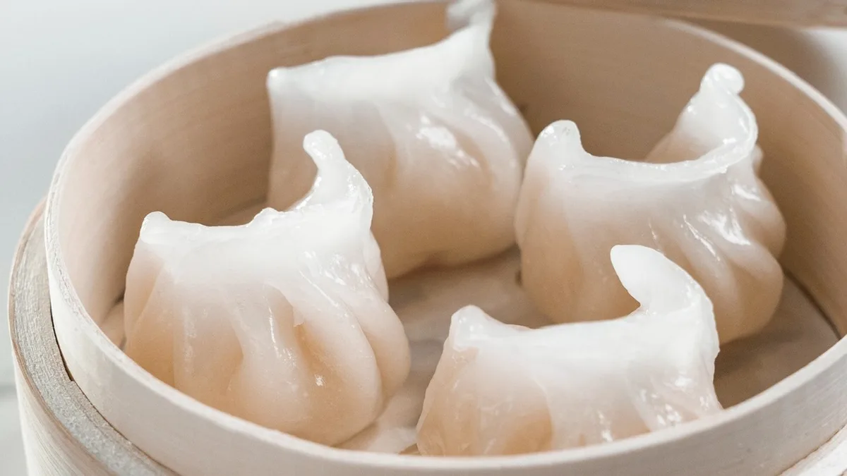 7. Gőzölt rákos dimsum (4db)