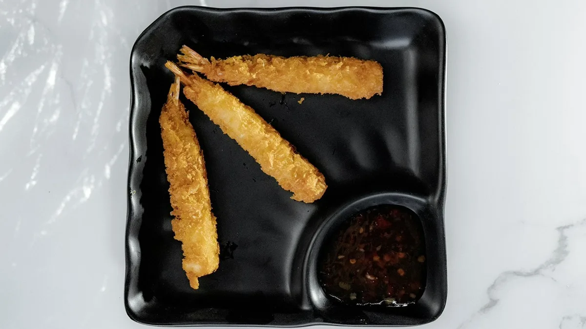 8. Sült tempura tigris rák (3db)