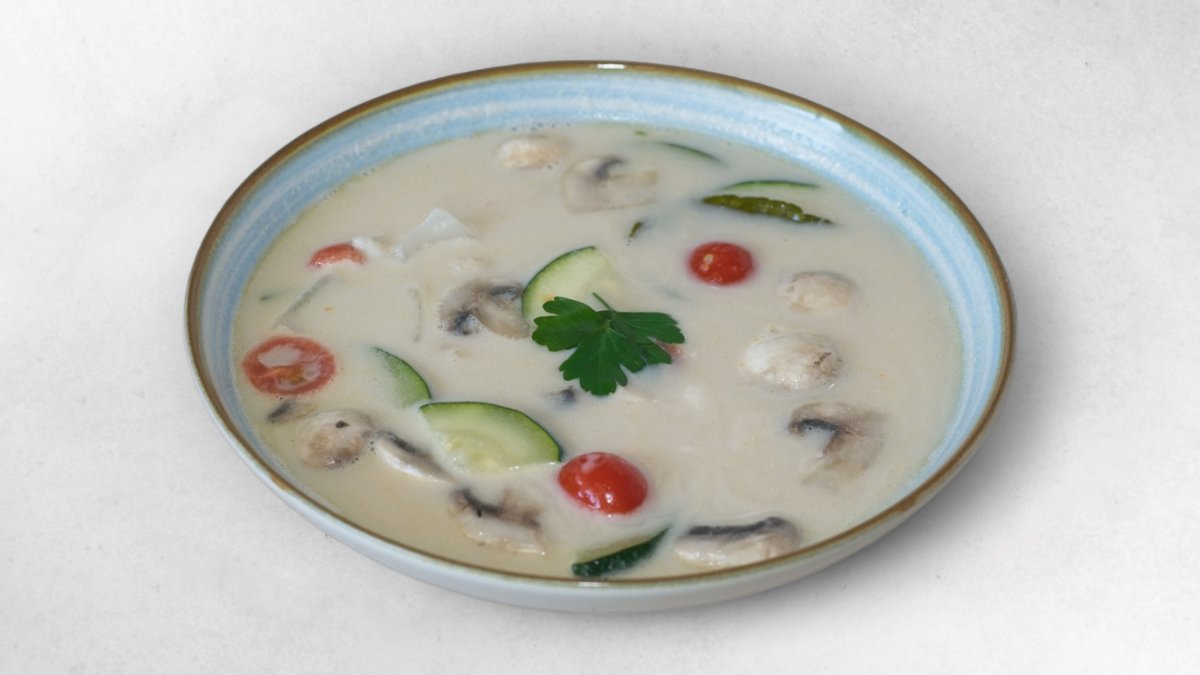 T2. Thailändische Kokossuppe