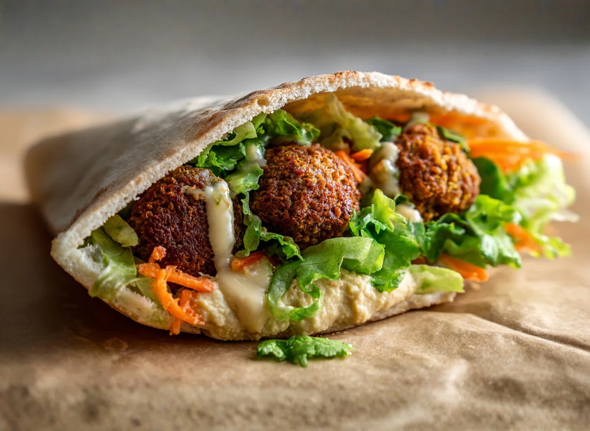 Falafel pitában