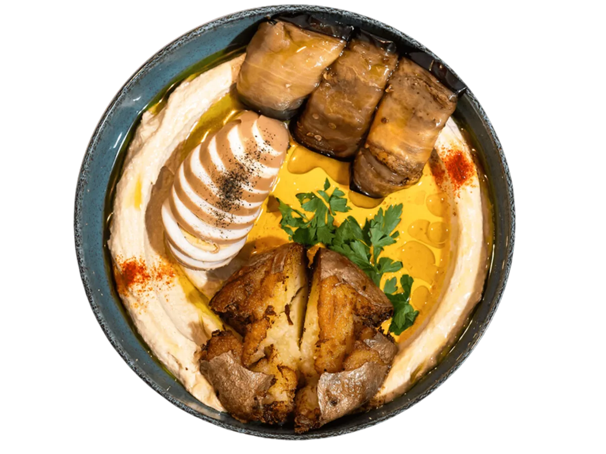 Sabich Hummus Bowl