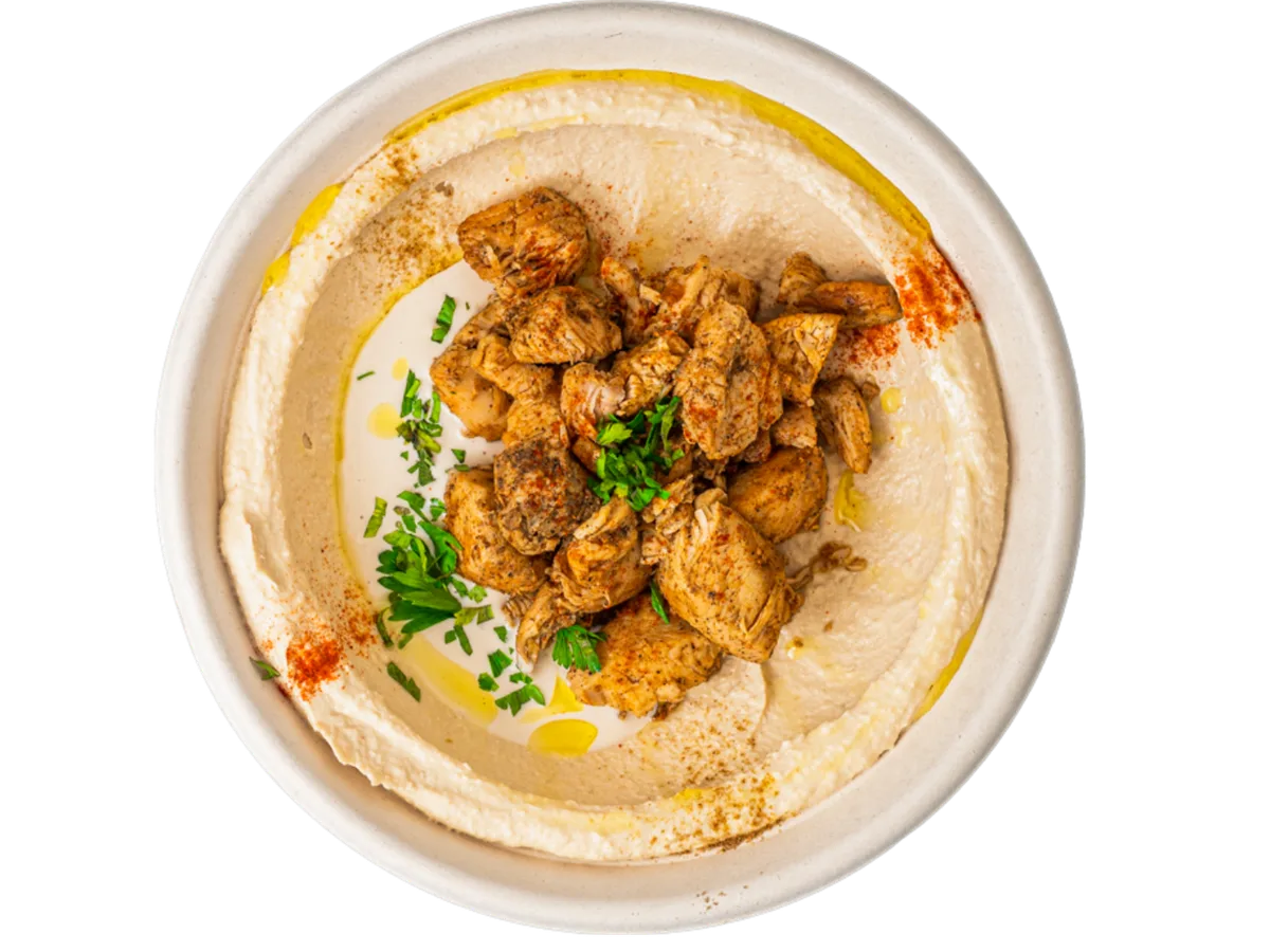 Chicken Breast Hummus Bowl