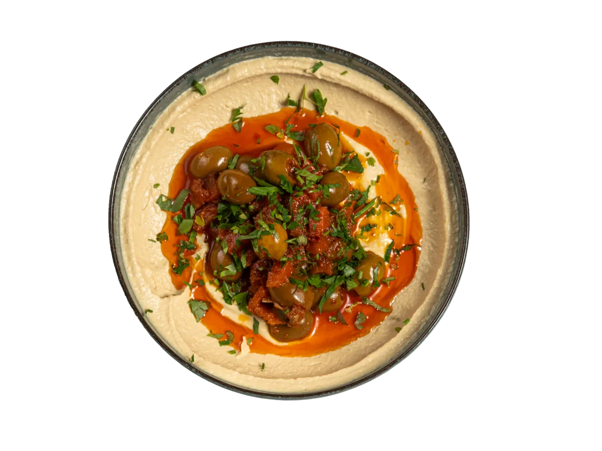 Olive Salads Hummus Bowl