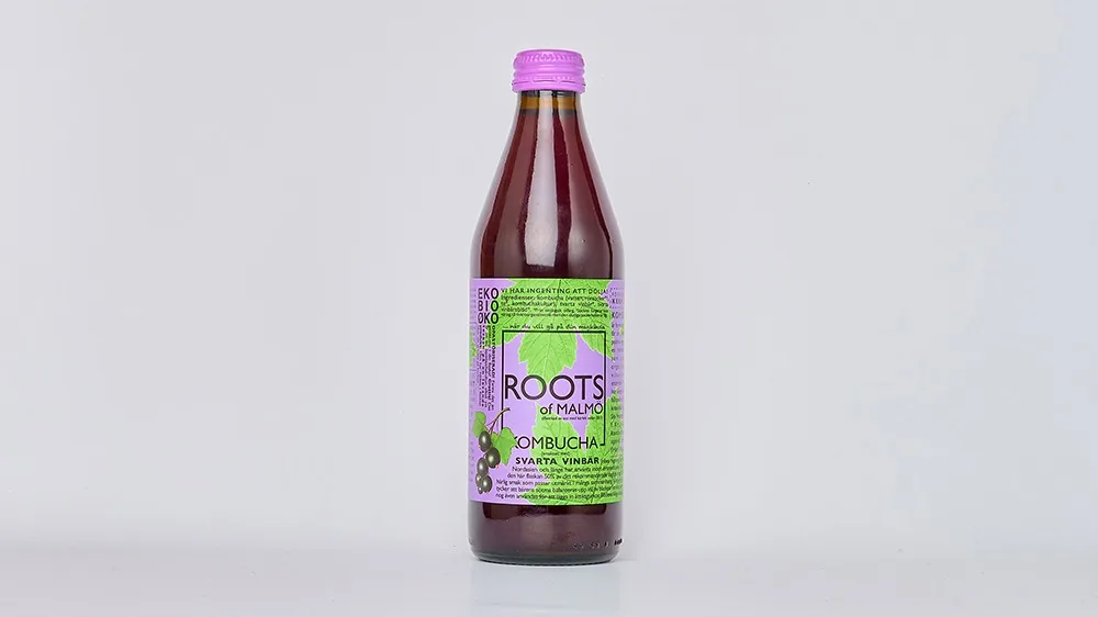 Roots of Malmö Kombucha Svarta Vinbär 33 cl
