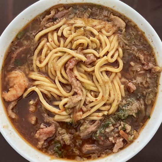 House Special Noodle in Spicy Soup