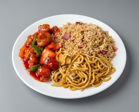 Sweet and Sour Chicken Special Combination Plate