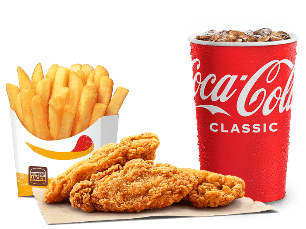 3x Jack's Fried Chicken Spicy Ribs Value Meal