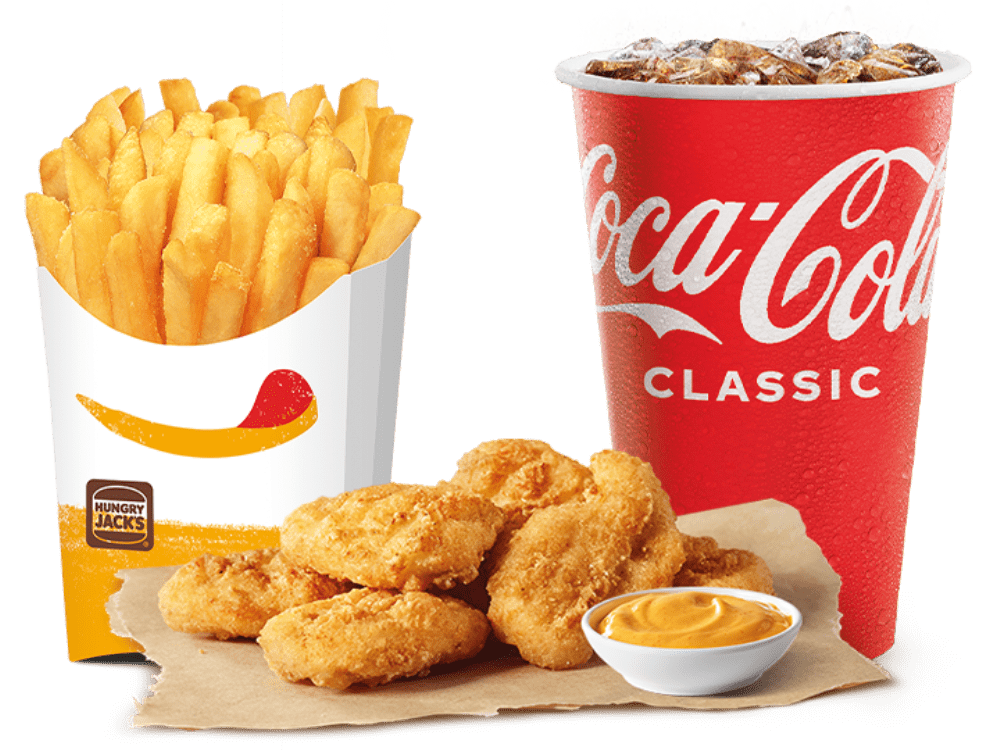 6 Nuggets Value Meal Large