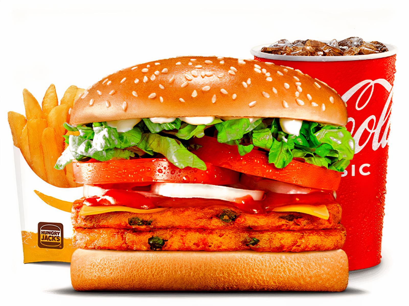 Double Veggie Whopper Cheese Value Meal