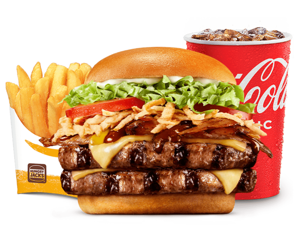 Grill Masters Double BBQ Smokehouse Angus Value Meal