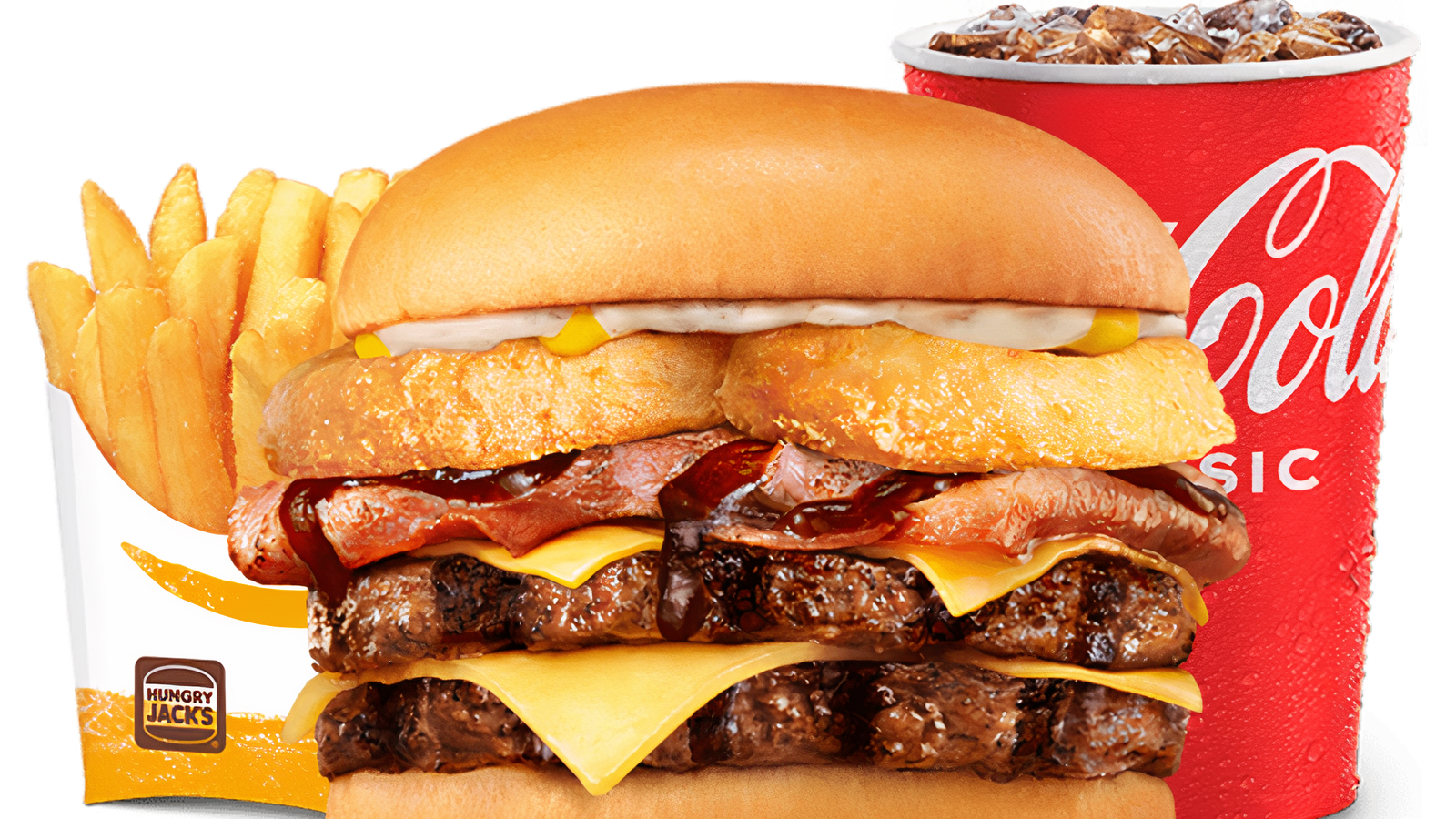 Grill Masters Double Cowboy Angus Value Meal