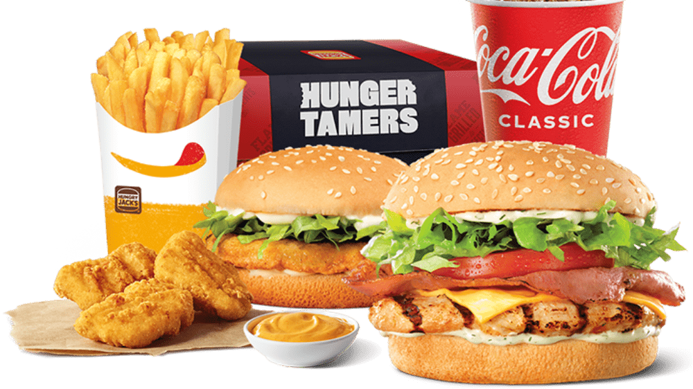 Large Grilled Chicken Bacon and Cheese Hunger Tamers