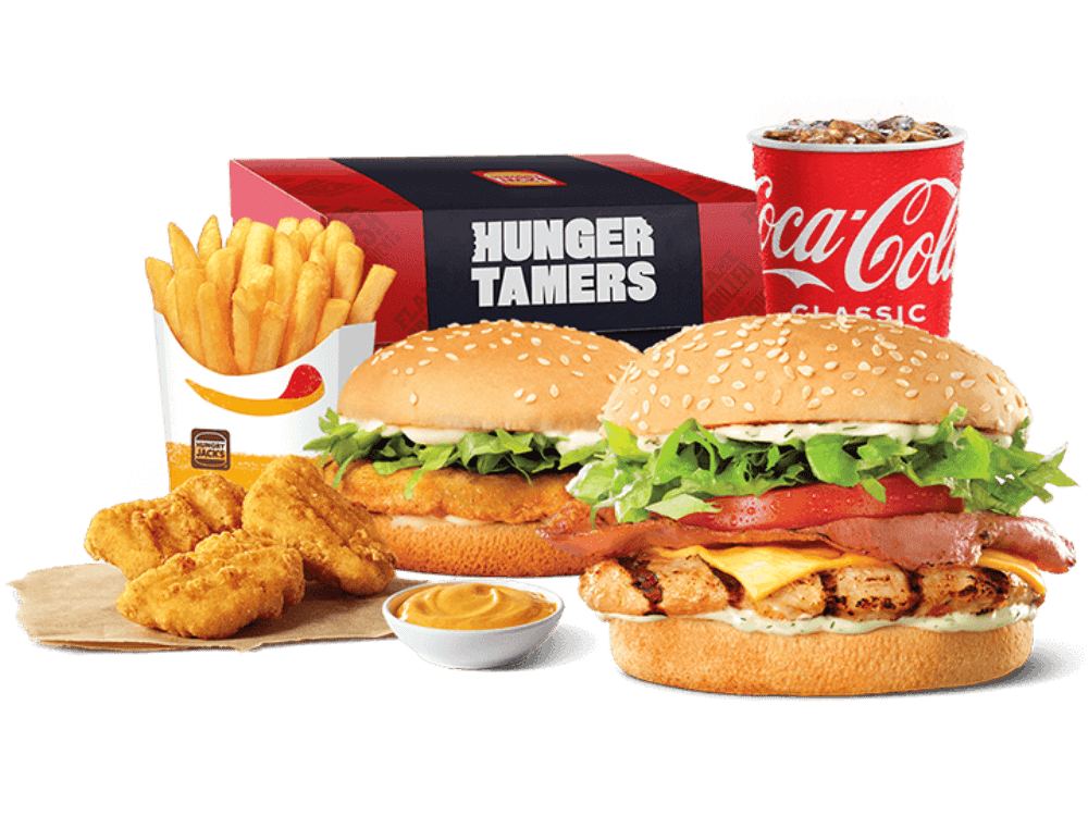 Medium Grilled Chicken Bacon and Cheese Hunger Tamers