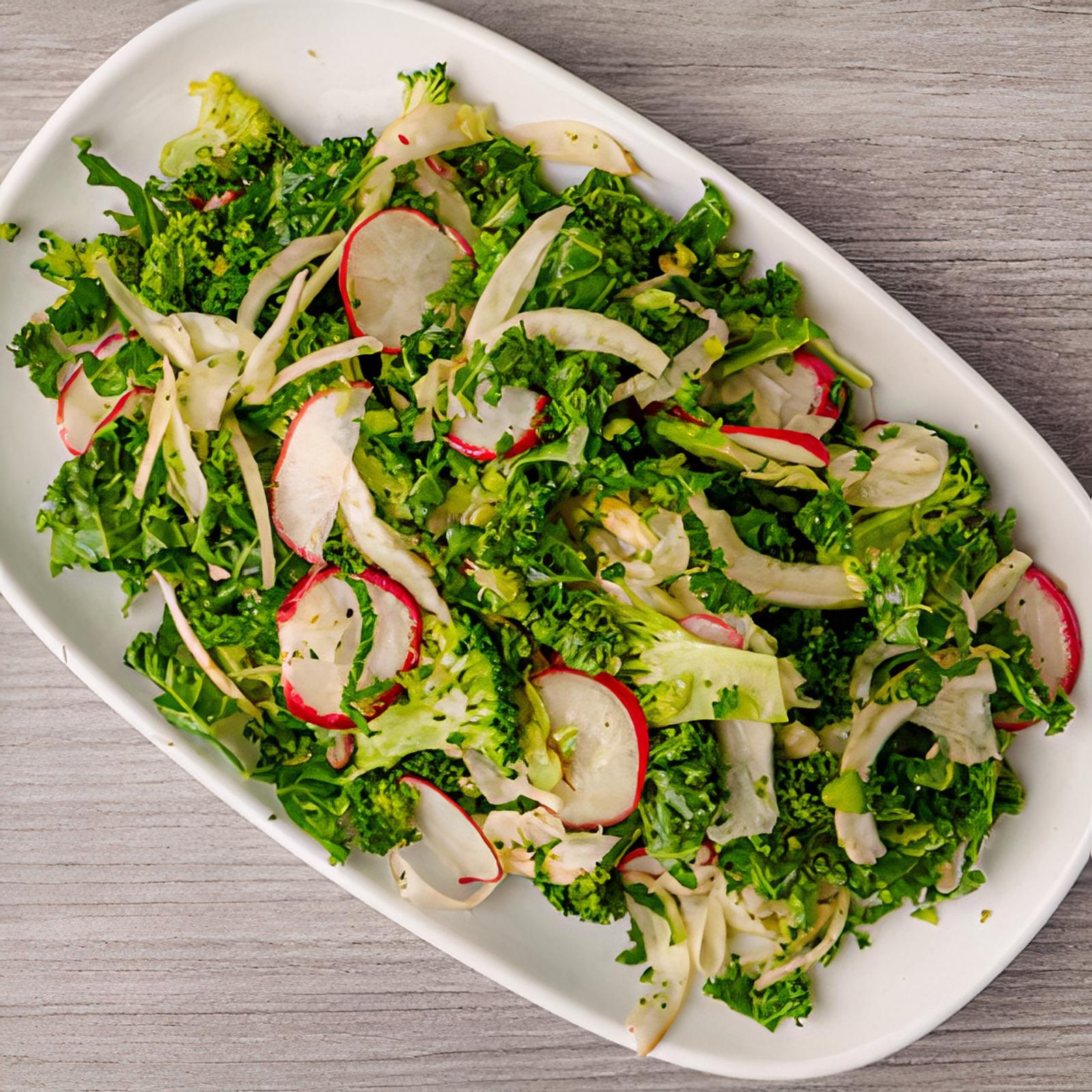 Fennel, Kale and Broccoli Slaw