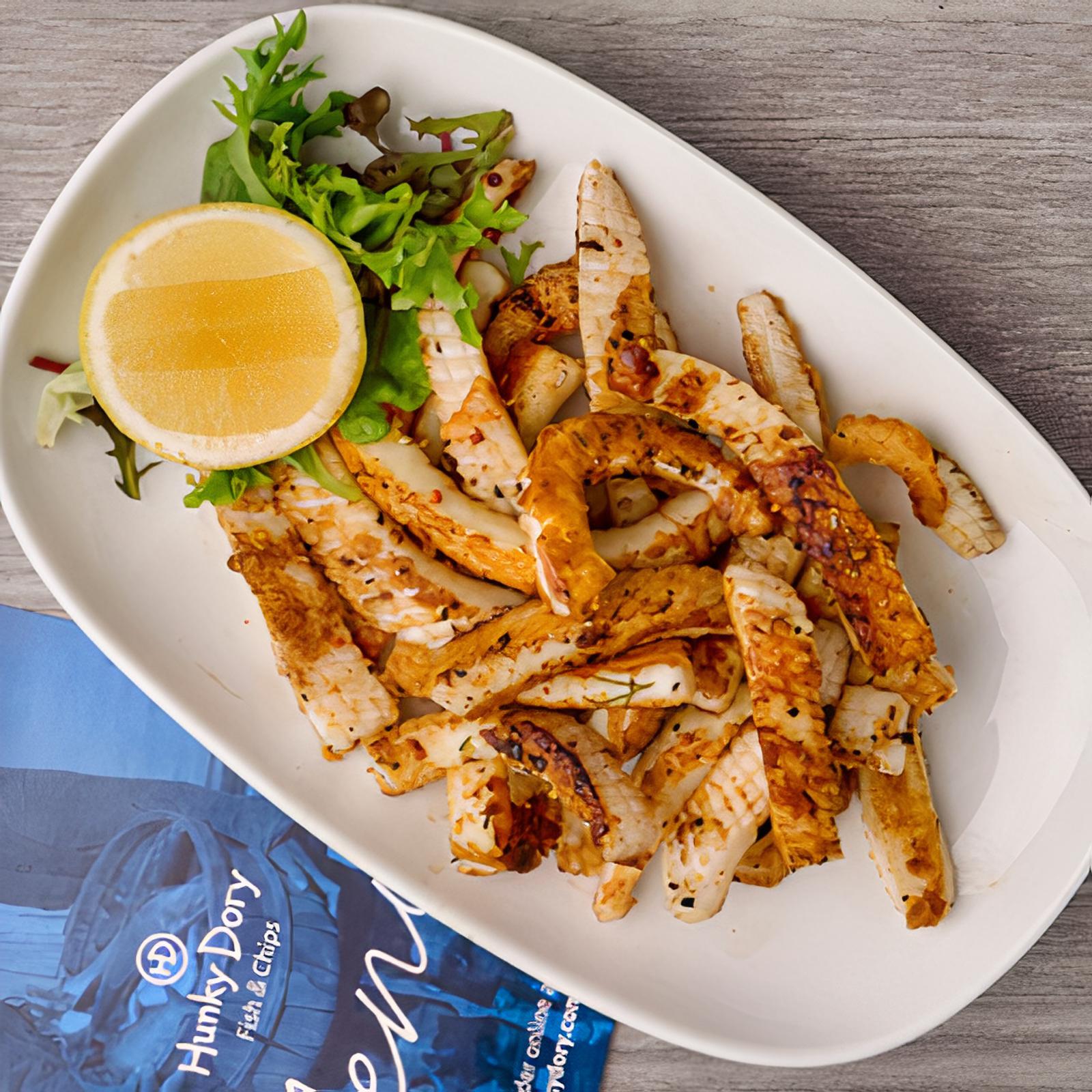 Grilled Calamari (Marinated)