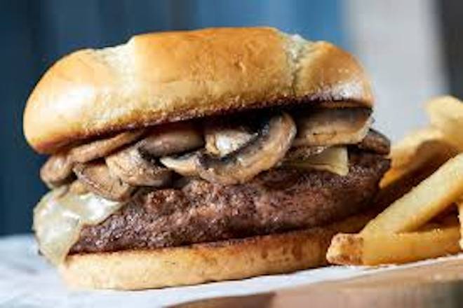 Mushroom Swiss Burger