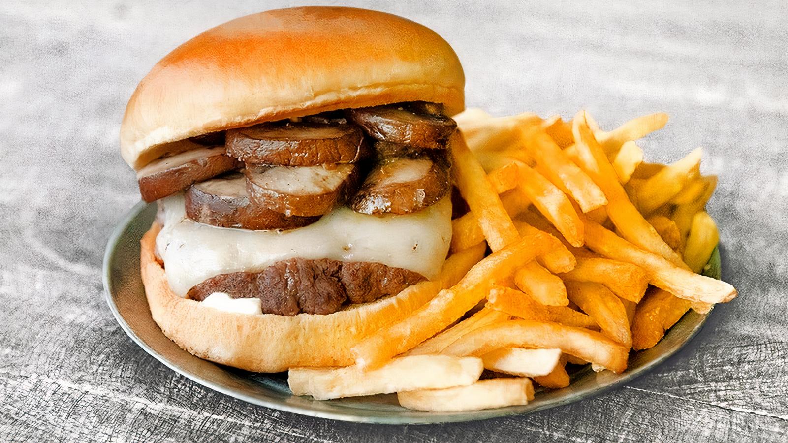 Mushroom Swiss Burger