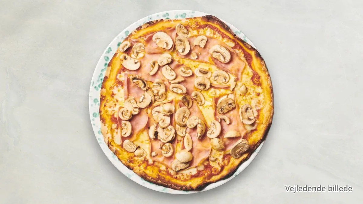 Kalkun, skinke og champignon