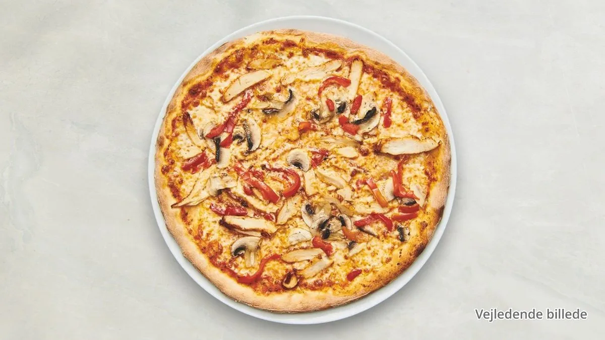 Kylling, champignon og paprika