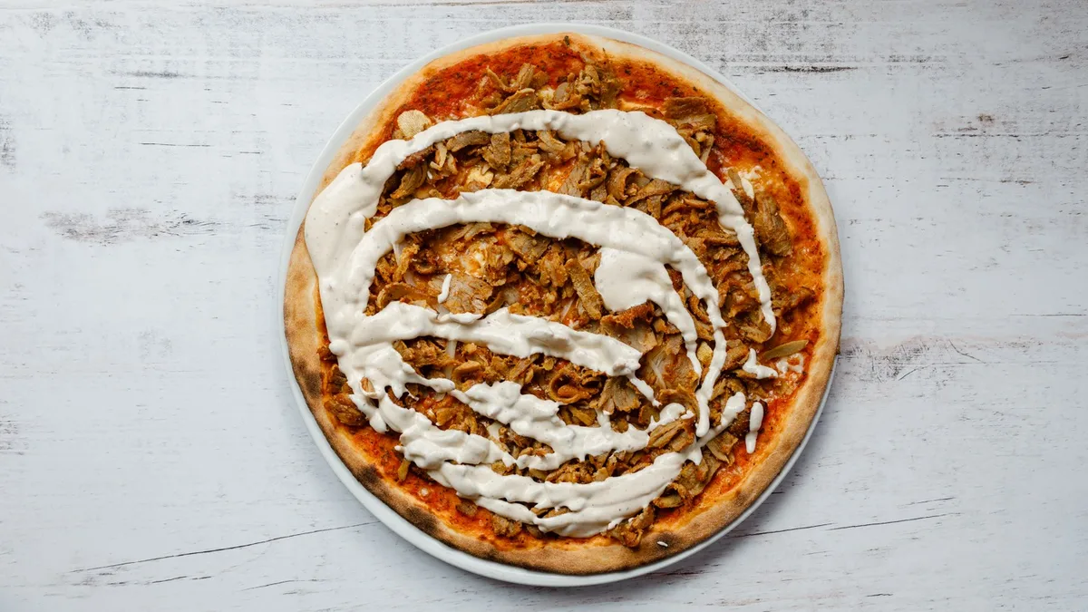 Kebabpizza 1