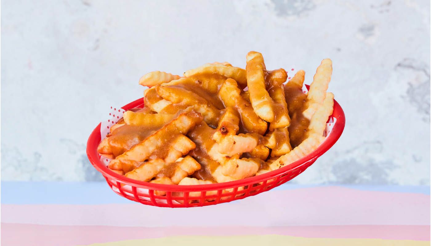 Large Gravy and Chips (VG)
