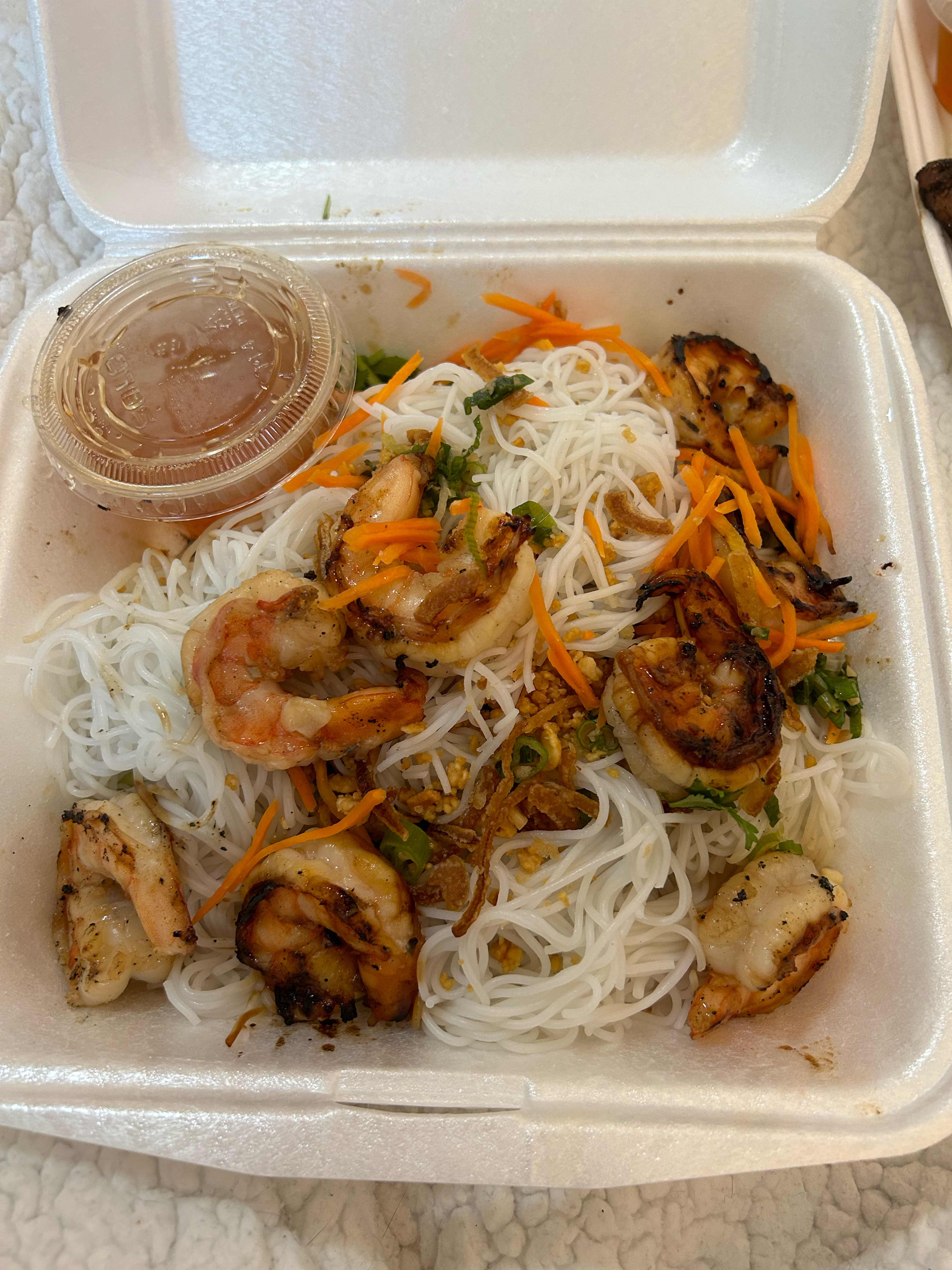14. Bún Tôm Nướng