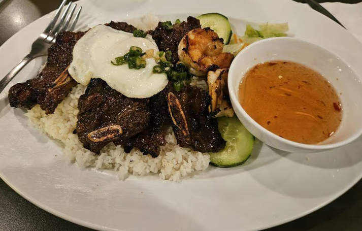 58. Cơm Sườn Bò Dại Hàn