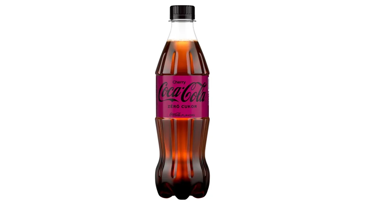 Coca-Cola Zero Cherry szénsavas üdítőital 500ml