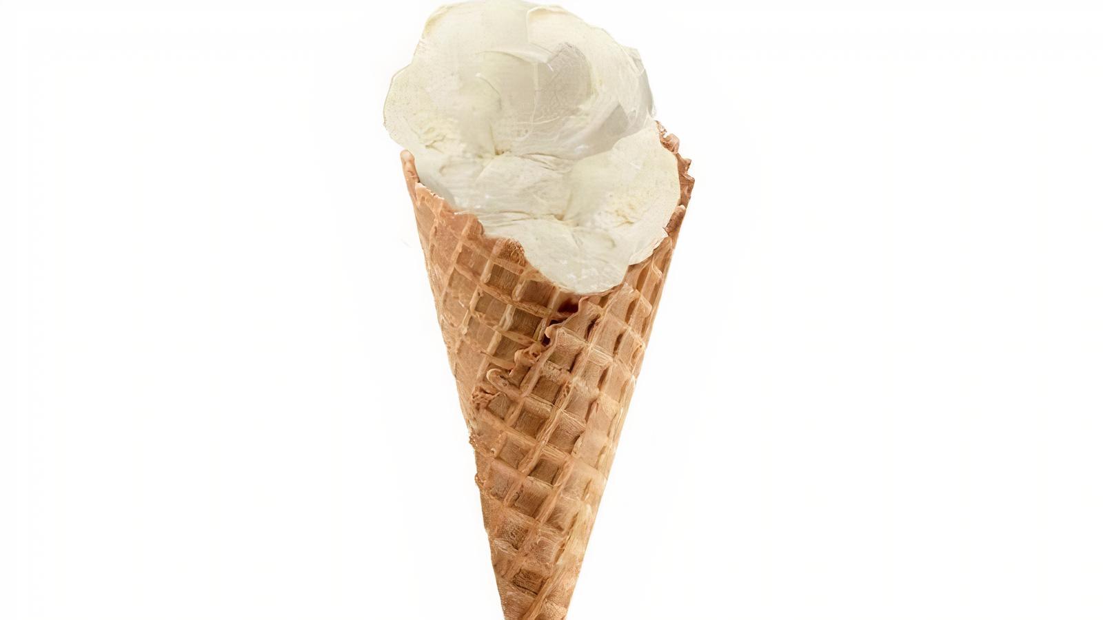 1 scoop in a cone