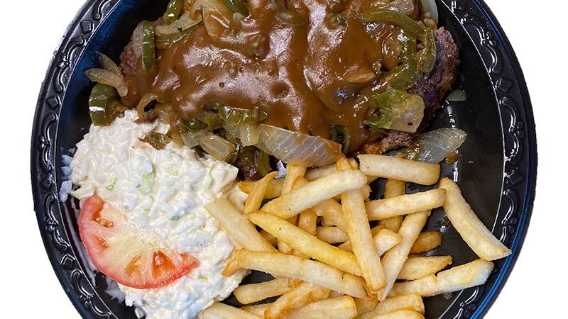 Chopped Steak Platter