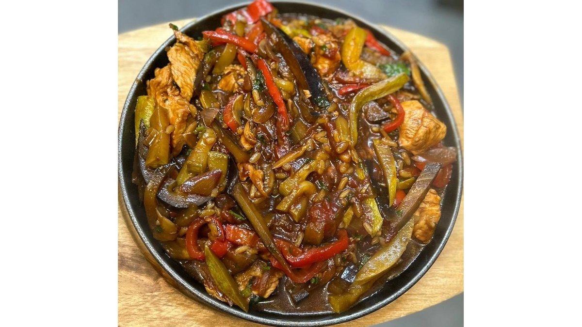 Tigaie de Curcan / Legume / Orez
