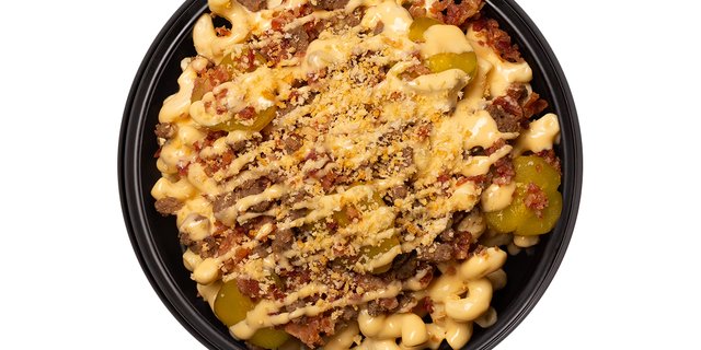 All-American Bacon Cheeseburger Mac and Cheese