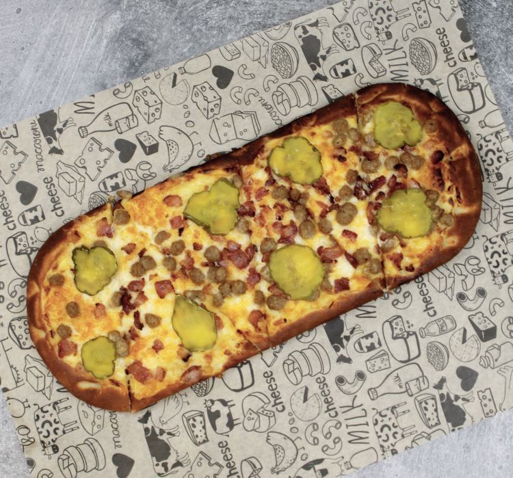 Bacon Cheeseburger Flatbread