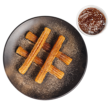 4 Pack Churros + Caramel Sauce