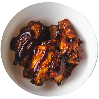 BBQ Chicken Wings 6Pc
