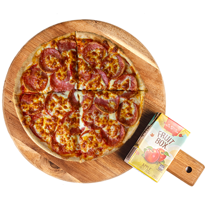 Kids Pepperoni (9") + Juice