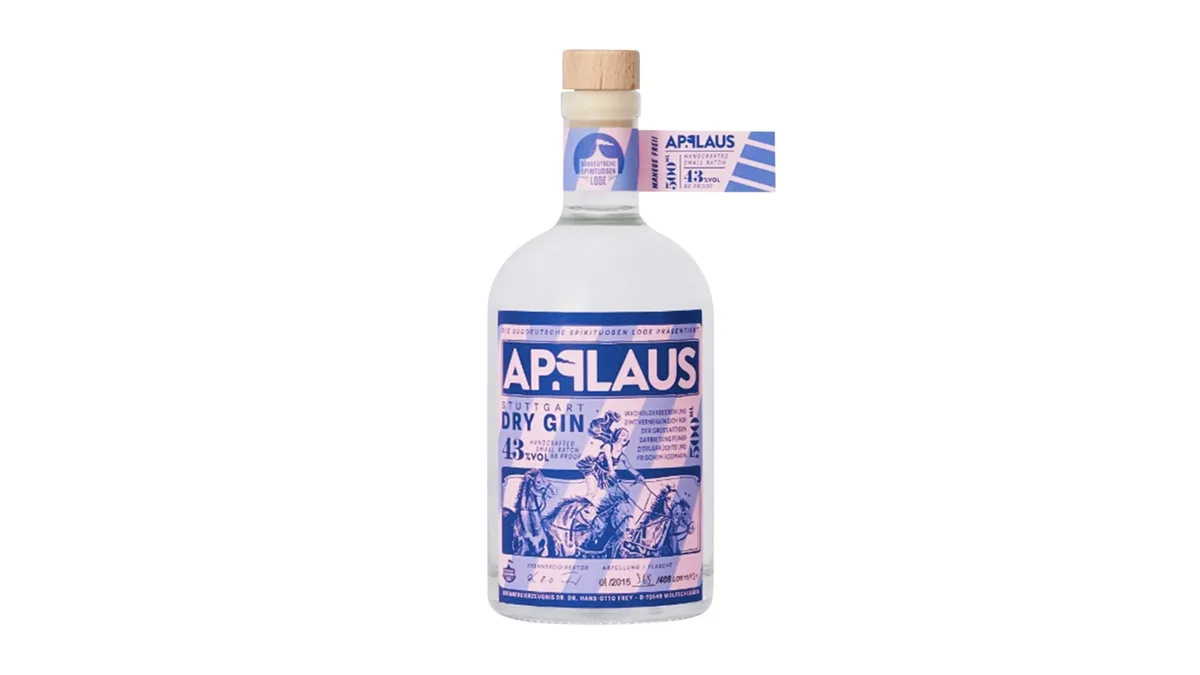 Applaus Stuttgart Dry Gin Original 0,5 l