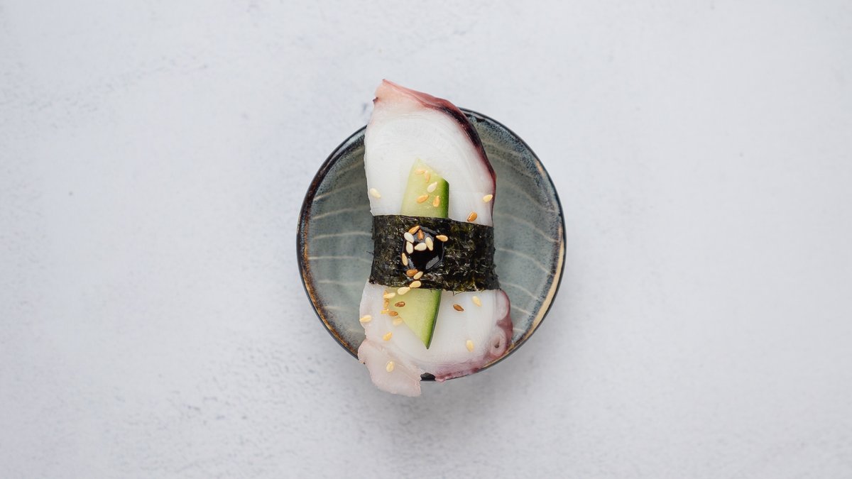 Bläckfisk Nigiri