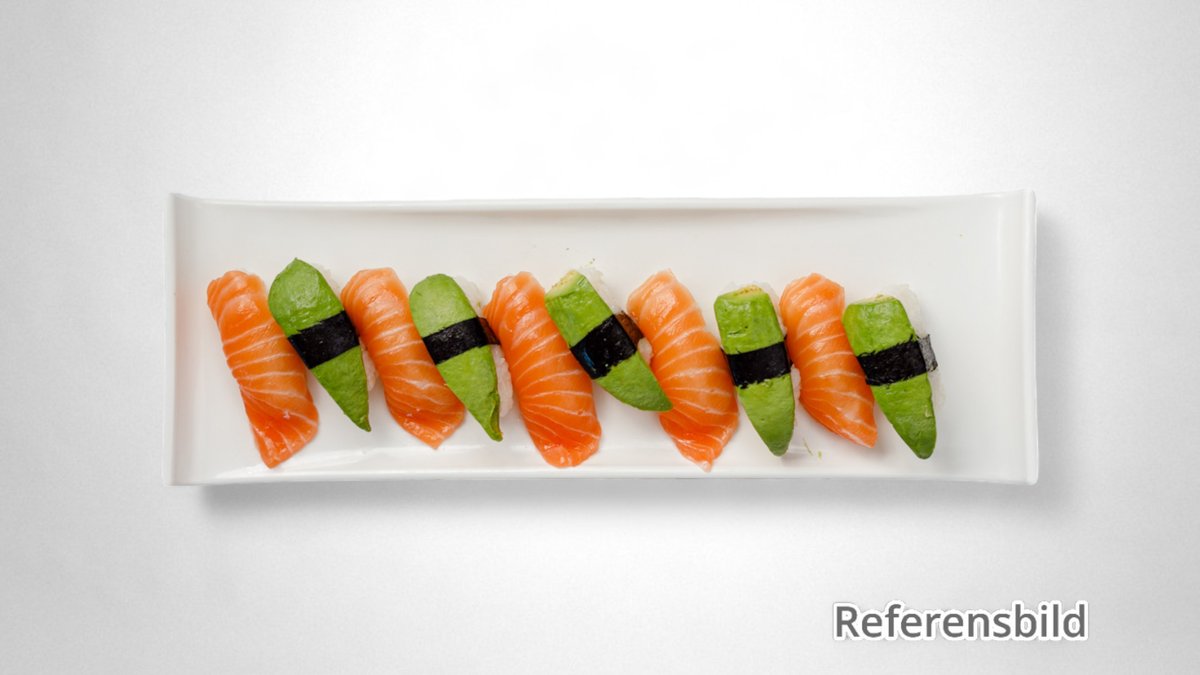 Lax and Avokado Nigiri 10 Bitar