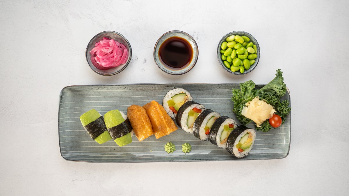 Vegetarisk Sushi 10 Bitar