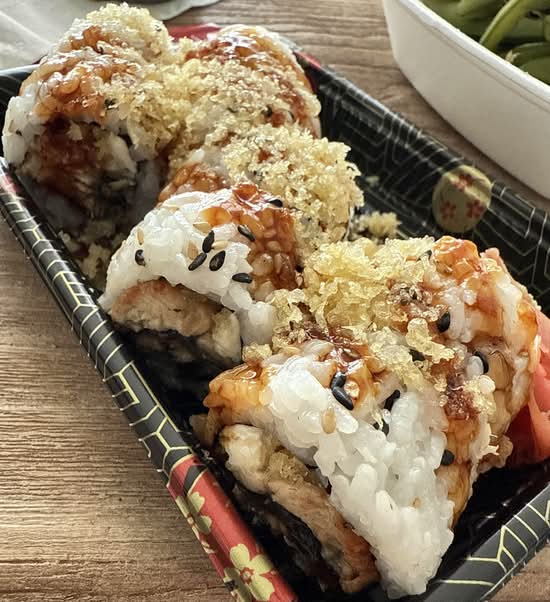 Crazy Roll (Eel, Cream Cheese, Tempura Flakes)