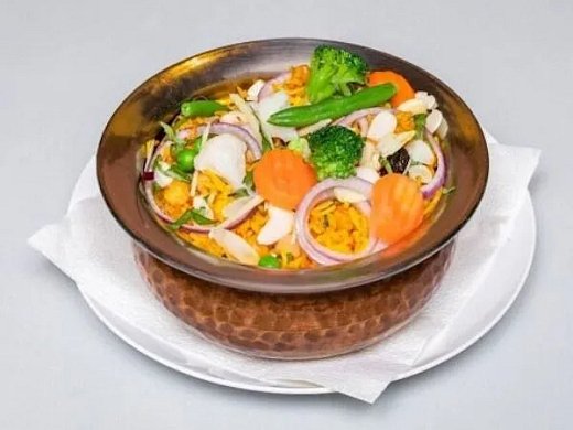 Biryani with vegetable
