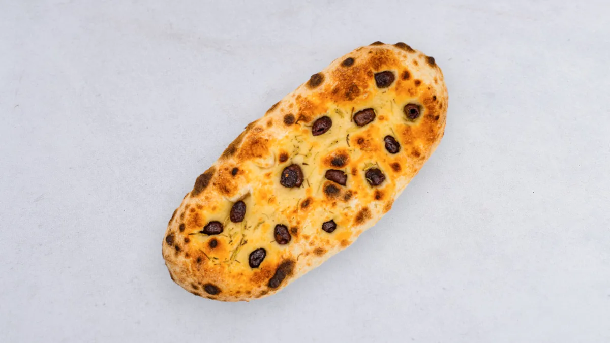Focaccia z oliwkami