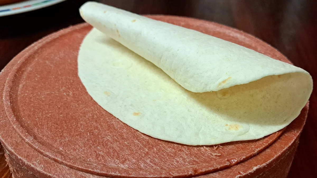 Búzalisztes tortilla