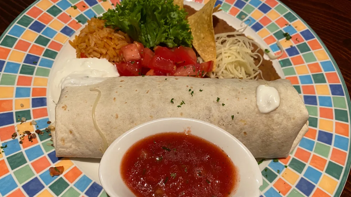 Carne Asada Burrito