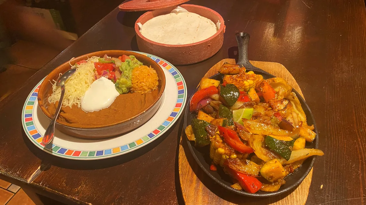 Zöldséges Fajita