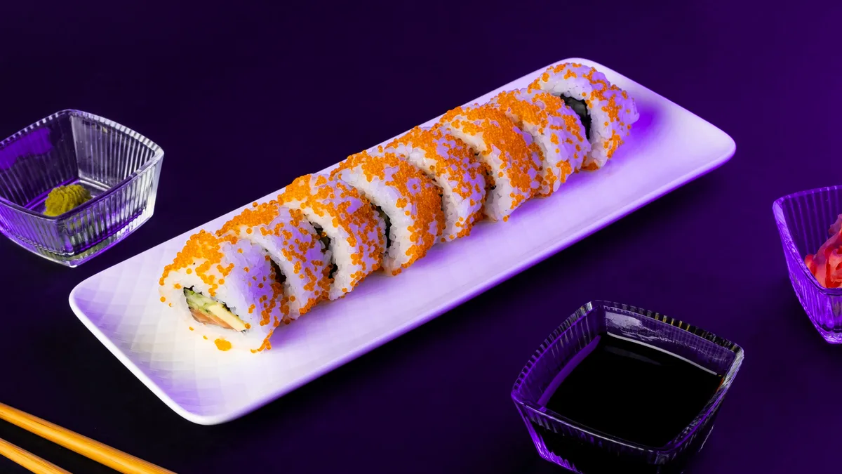 California with salmon