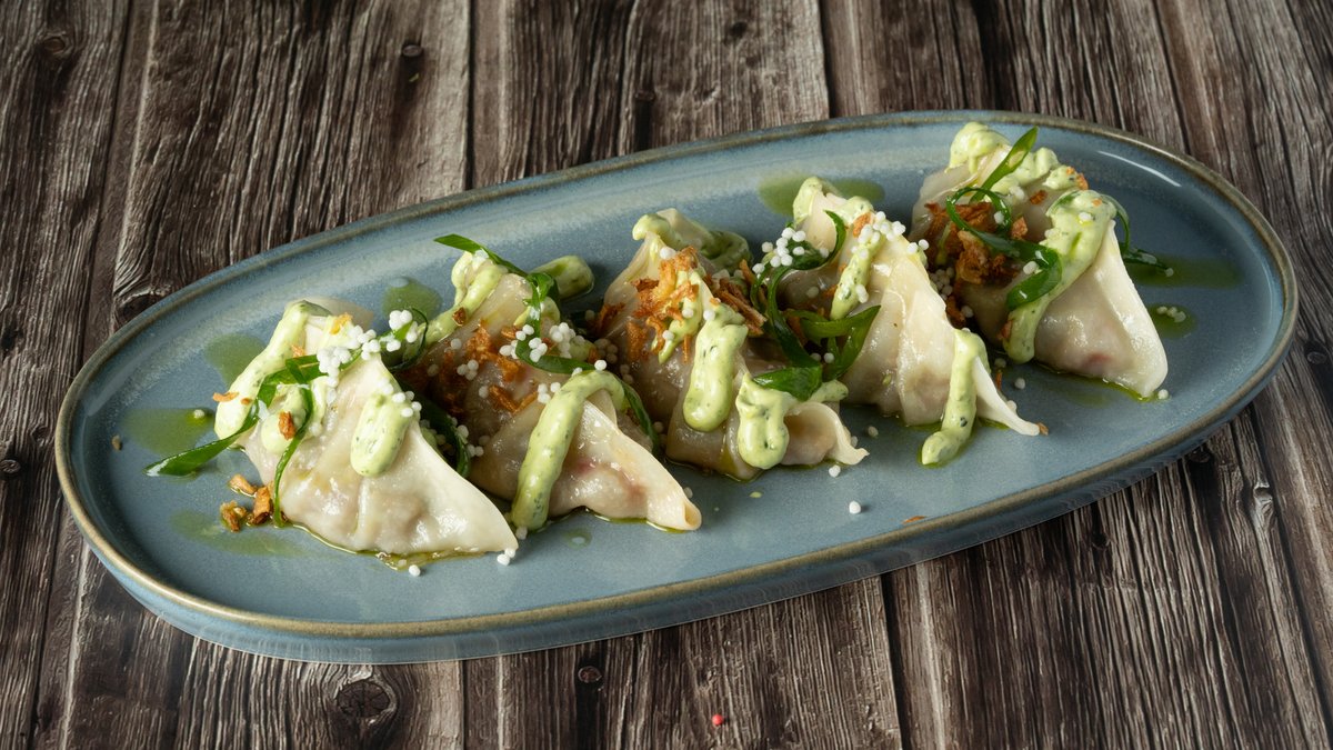 Green Veggie Dumplings
