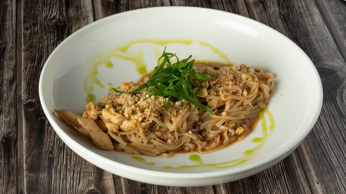 Pad Thai Noodles Κοτόπουλο