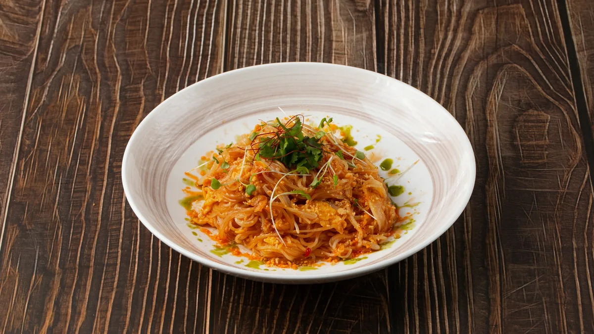 Pad Thai Noodles Λαχανικά